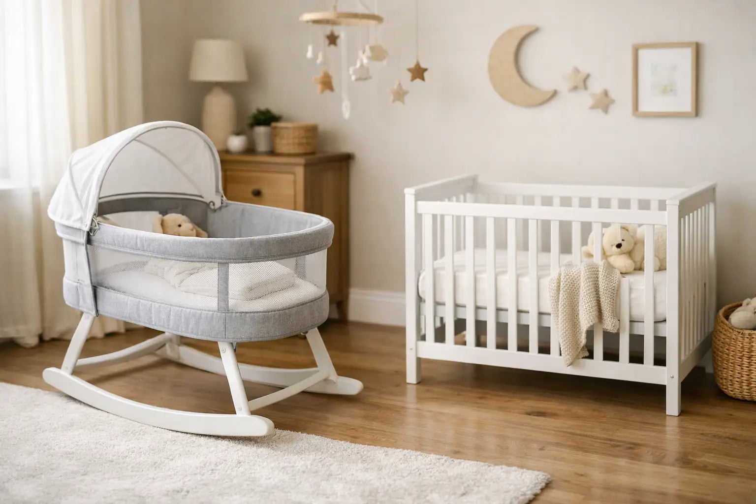 Bassinet vs Mini Crib: Which Fits Your Nursery?
