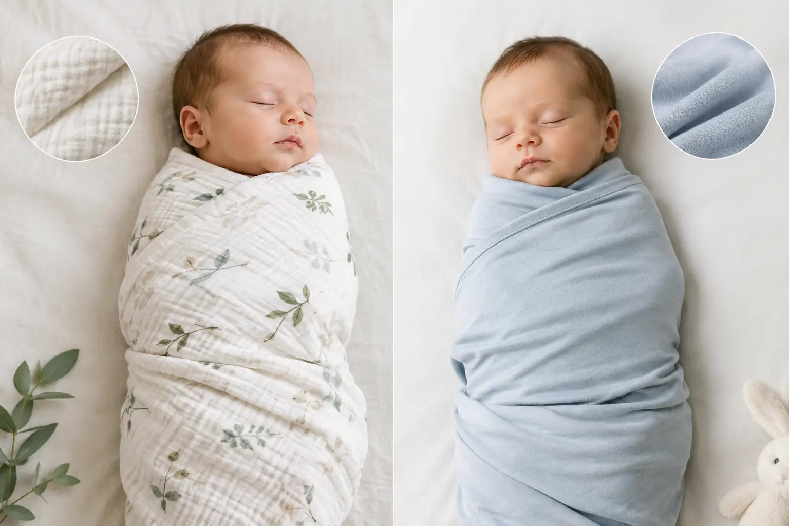 Muslin vs Jersey Swaddle: Which Feels Best?