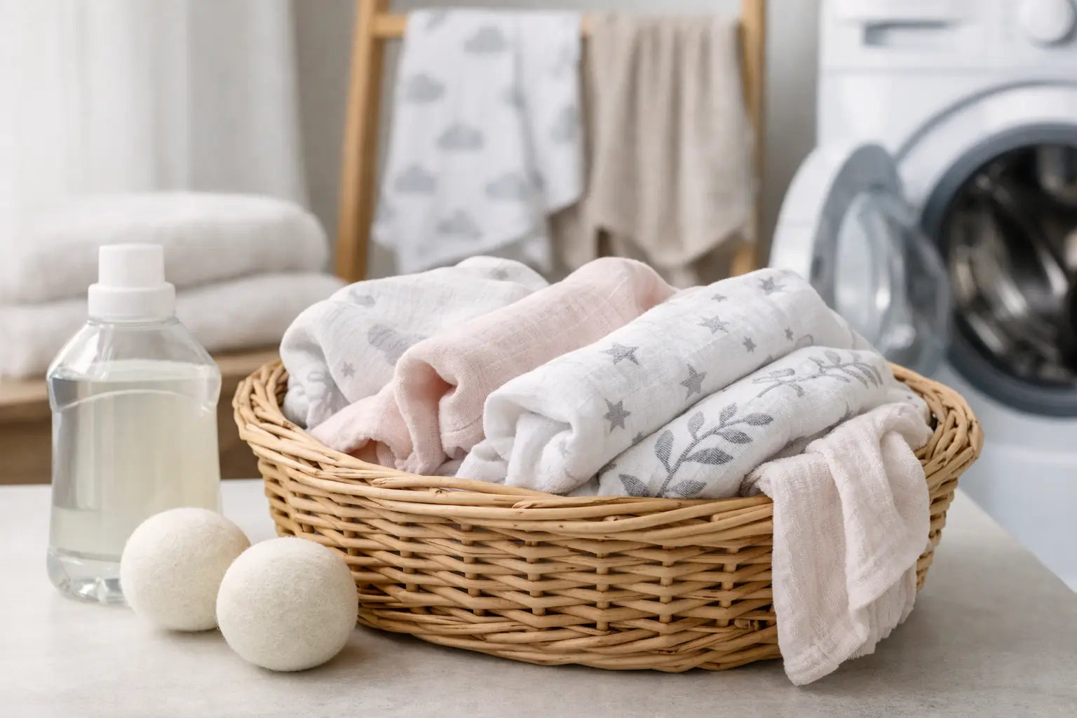 How to Wash Swaddles Without Wearing Them Out