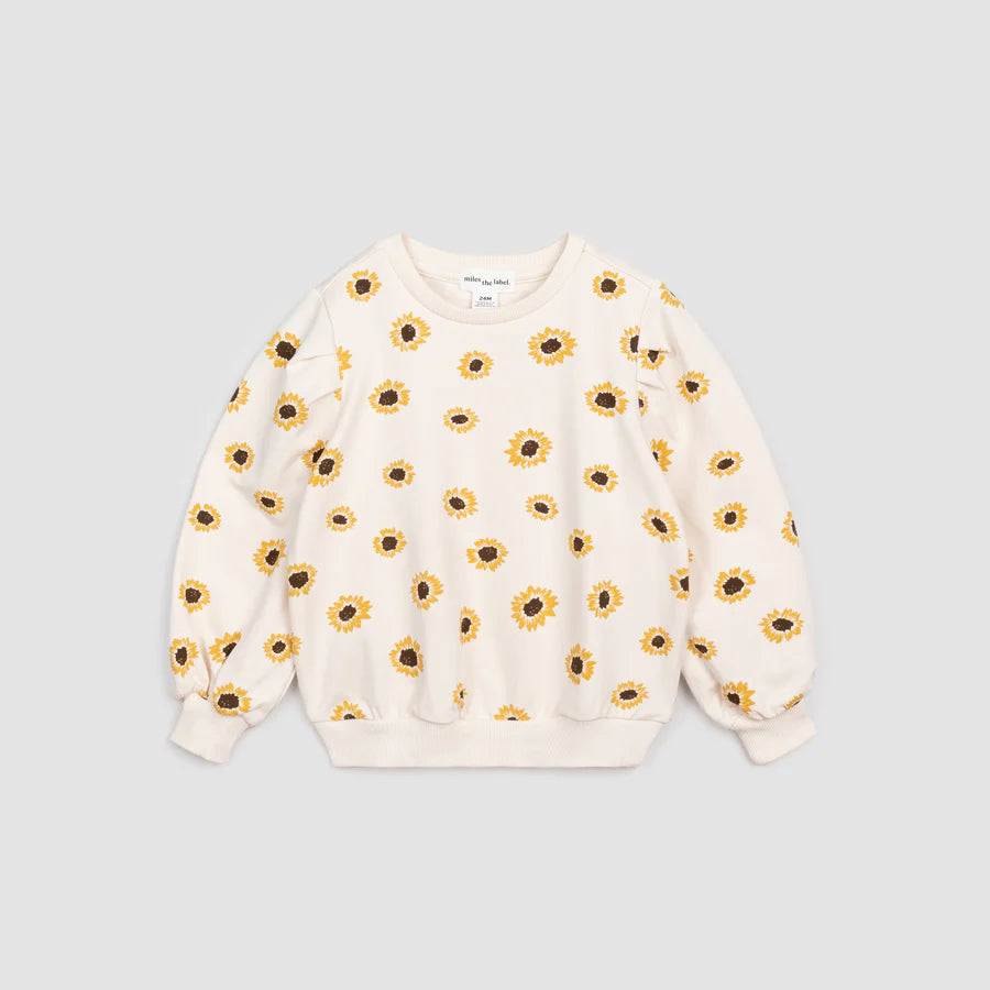 Sunflower print Sweatshirt