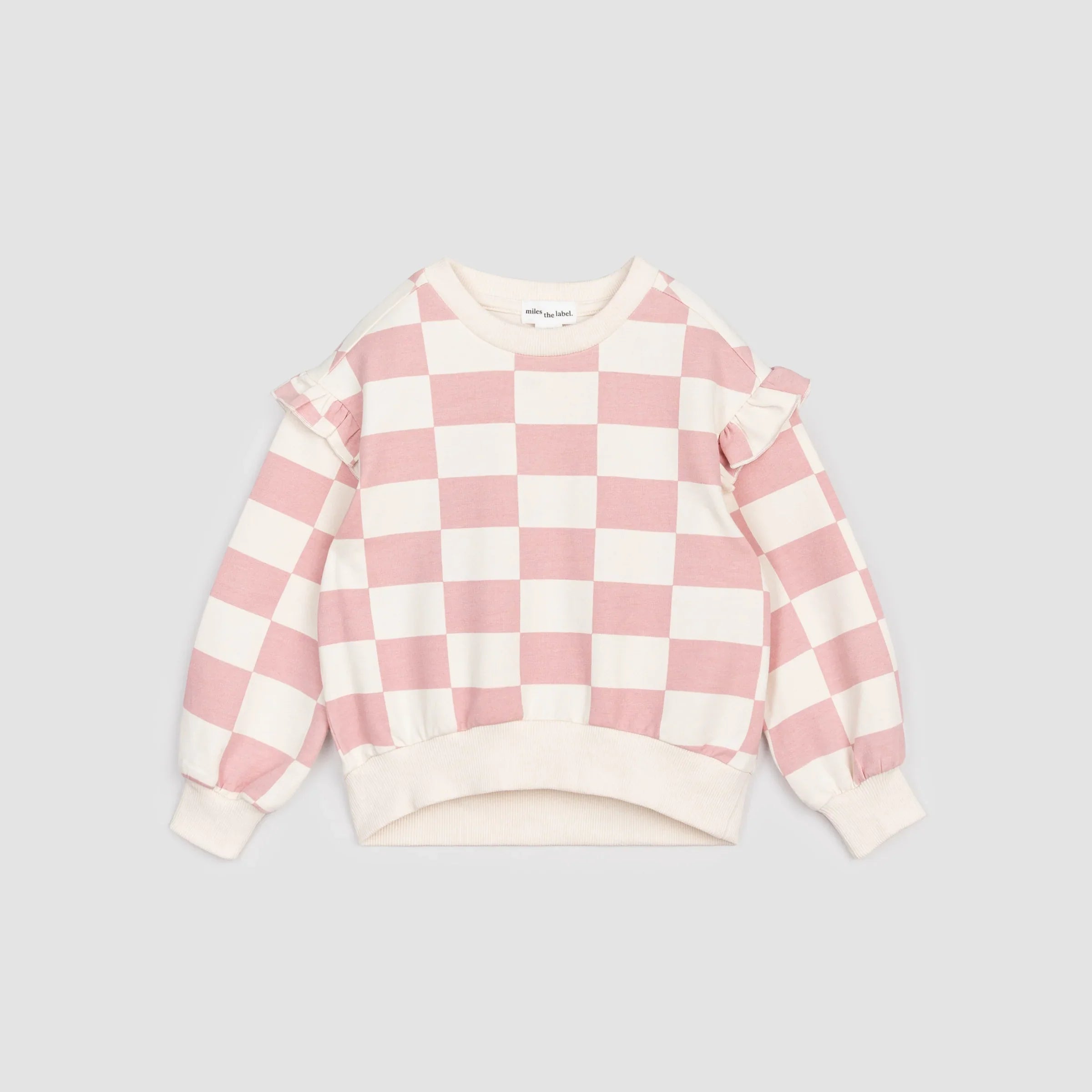 Checkered sweatshirt online