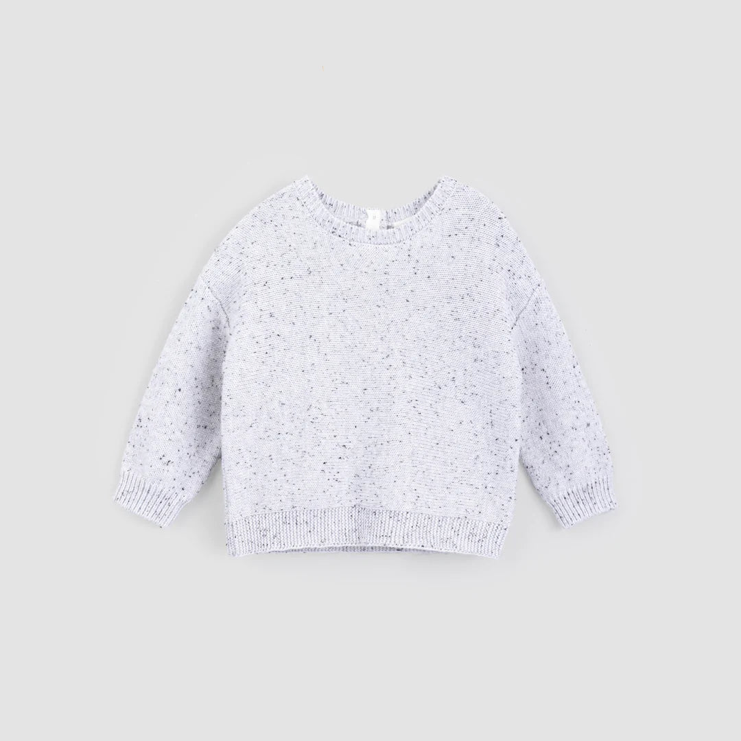 Knit Sweater - Light Heather Grey