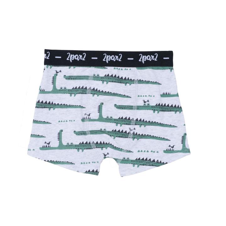 Crocodile River Alligator Novelty Print Cotton Boxer Shorts Underwear