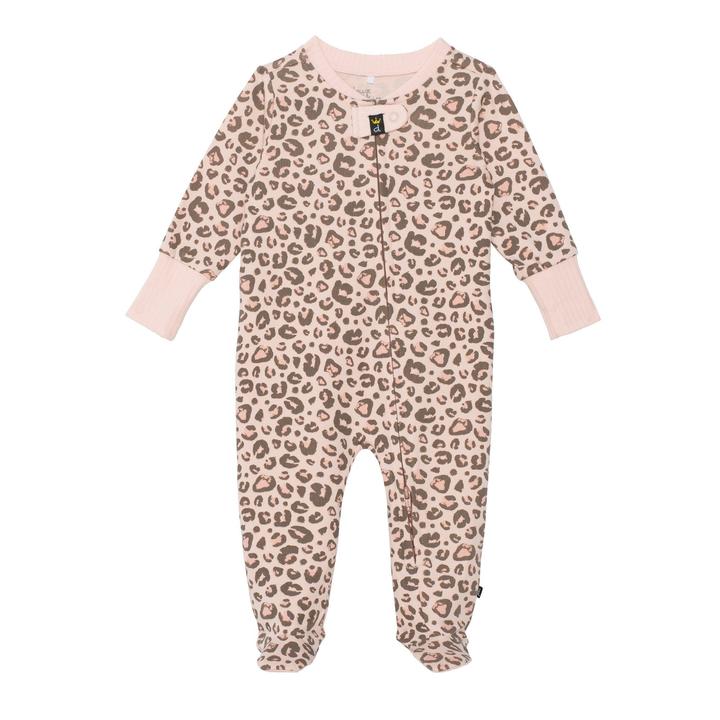 Light Pink Leopard Print Pajamas