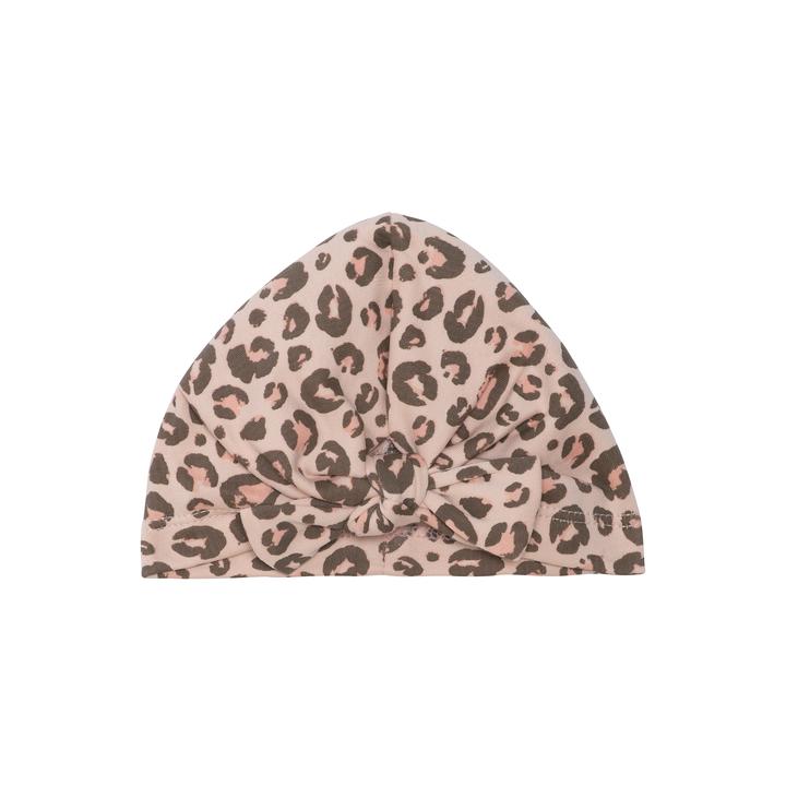 Light Pink Leopard Print Turban