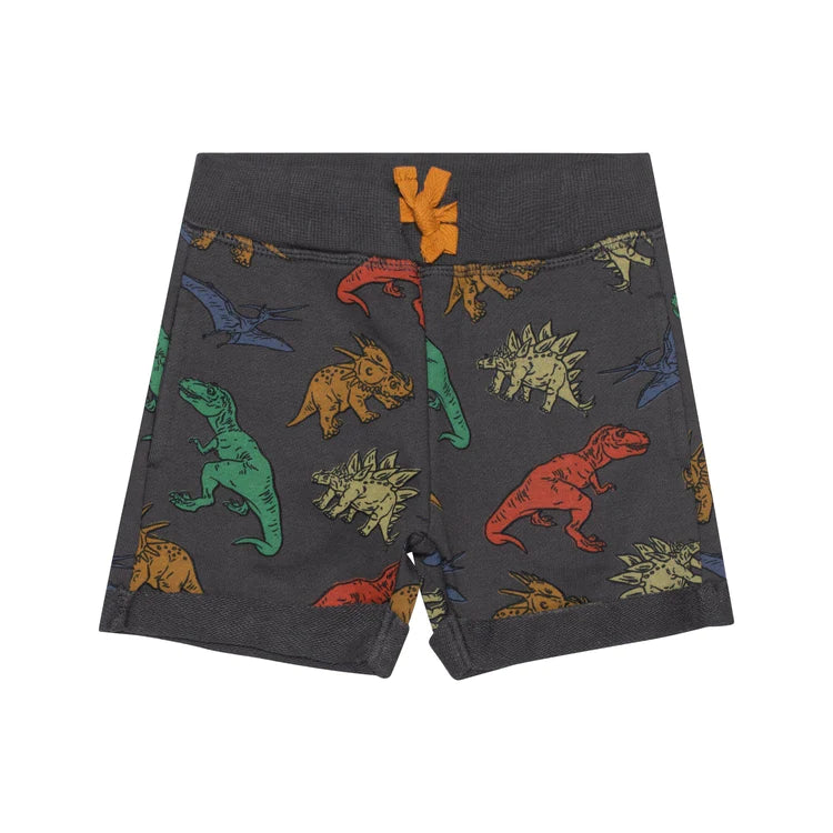 Short Printed French Terry - Dino Print