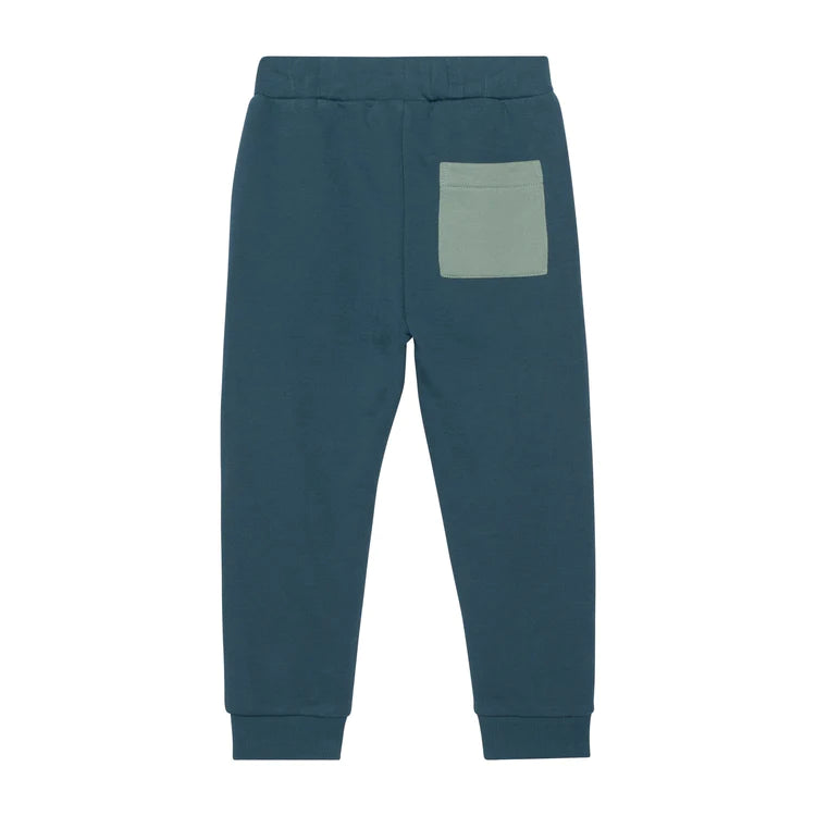 French Terry Sweatpants - Balsam Colourblock