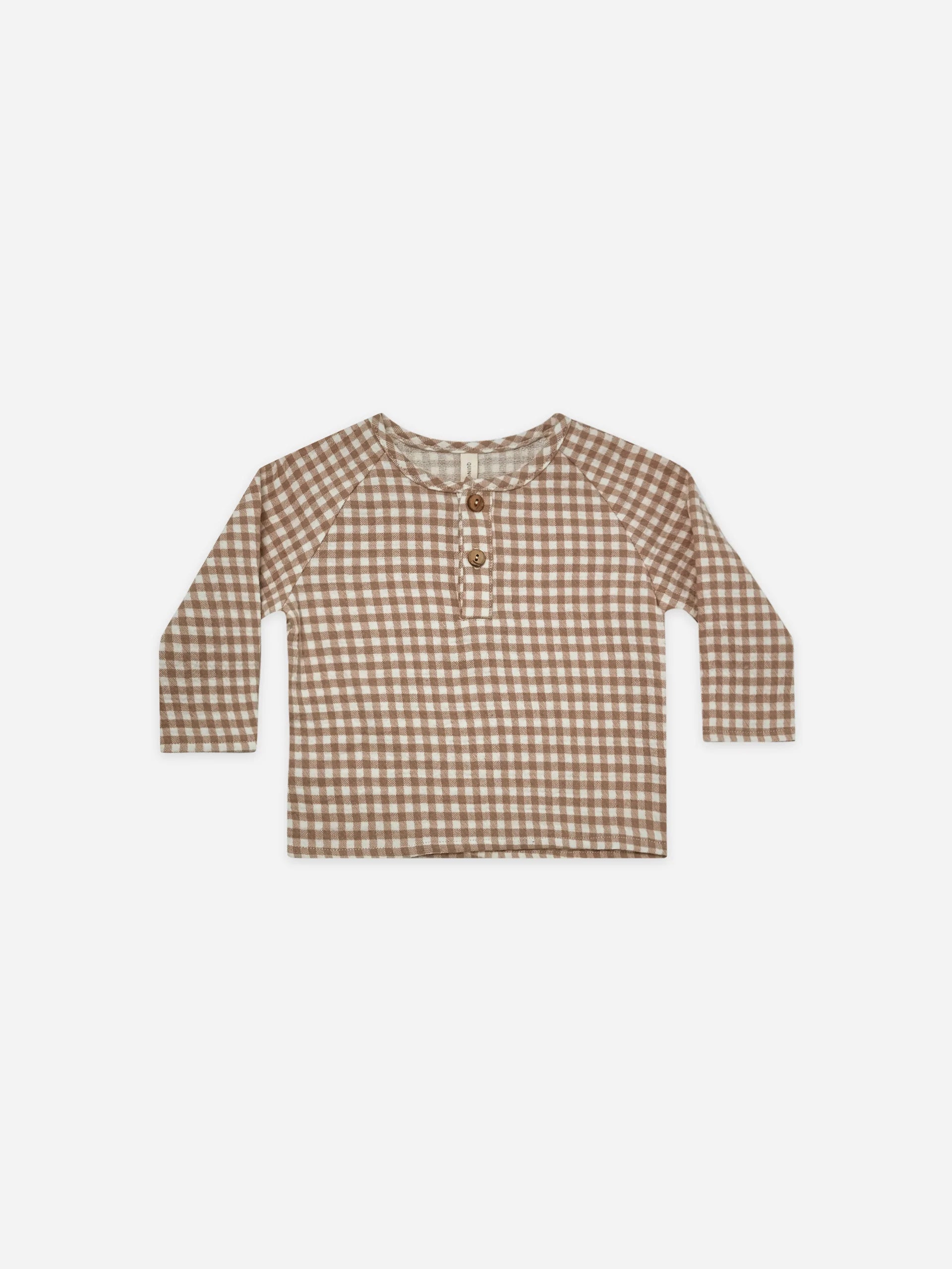 Zion Shirt - Cocoa Gingham