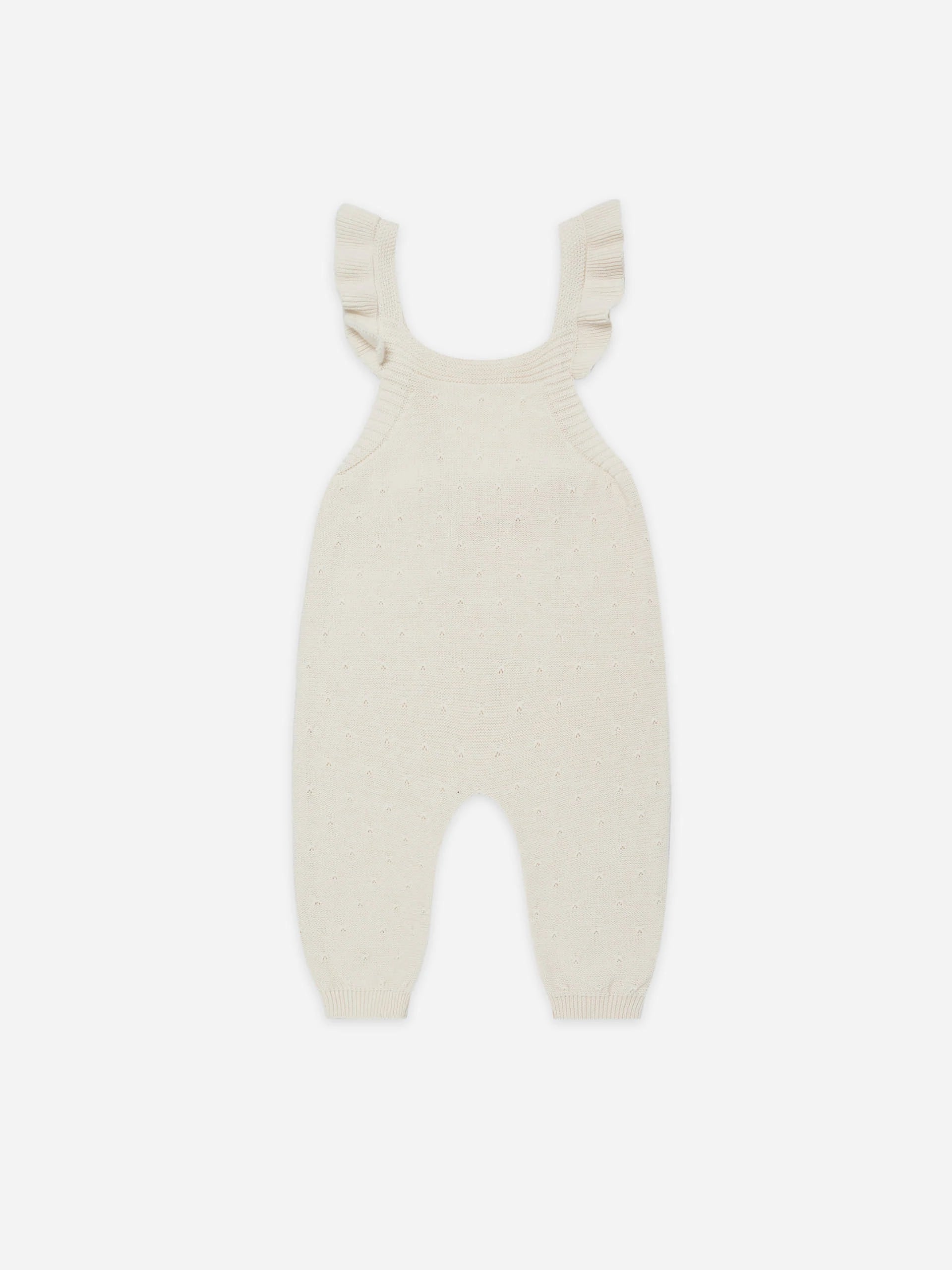 Knit Overall- Ivory