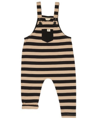 Wide Stripe Jersey Dungarees